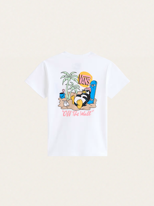 T-shirt Yolo Penguin White