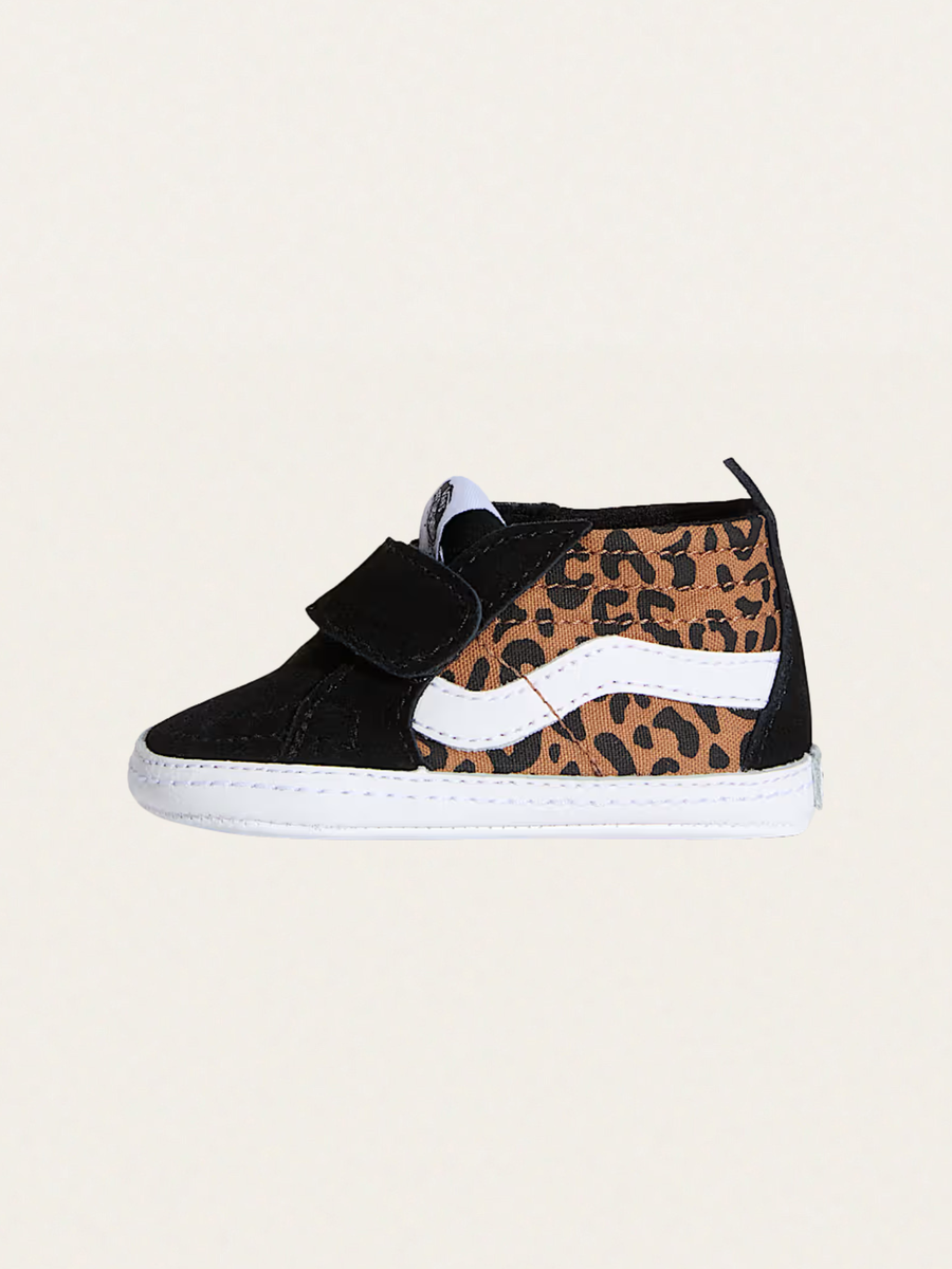 Miękkie buciki niemowlęce SK8-Hi Crib Black-Brown