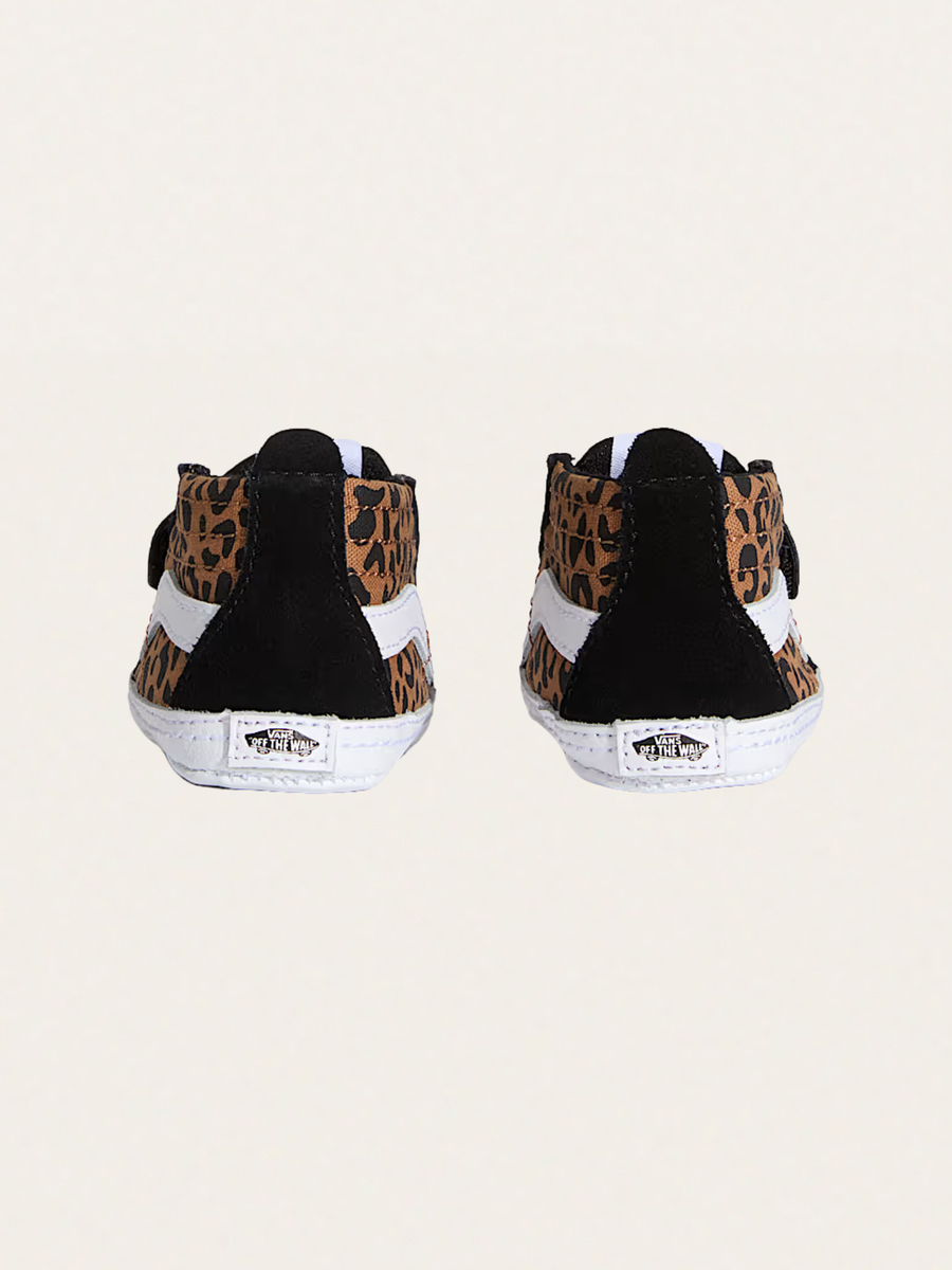 Miękkie buciki niemowlęce SK8-Hi Crib Black-Brown