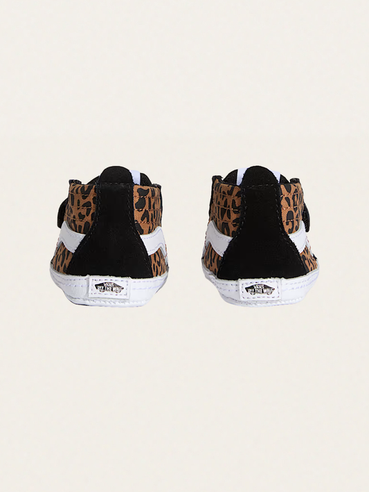 Miękkie buciki niemowlęce SK8-Hi Crib Black-Brown
