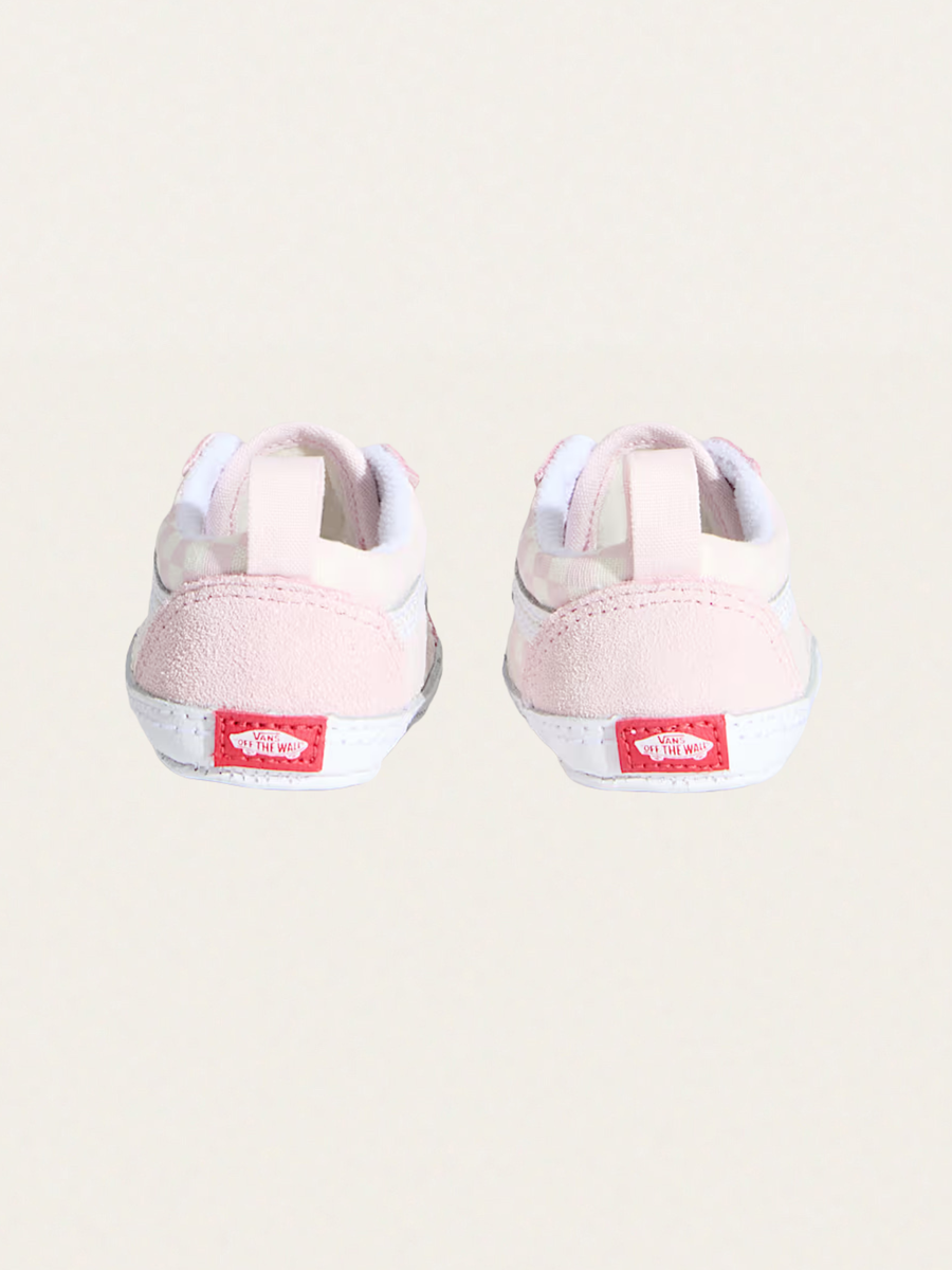 Miękkie buciki niemowlęce Old Skool Crib Checkerboard Pink