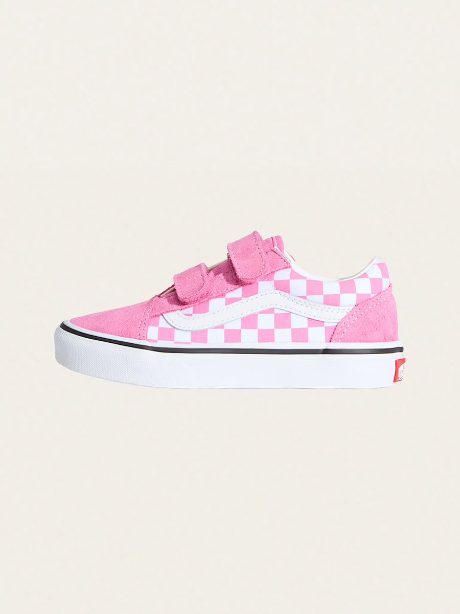 Tenisówki Kids Old Skool V Checkerboard Pink