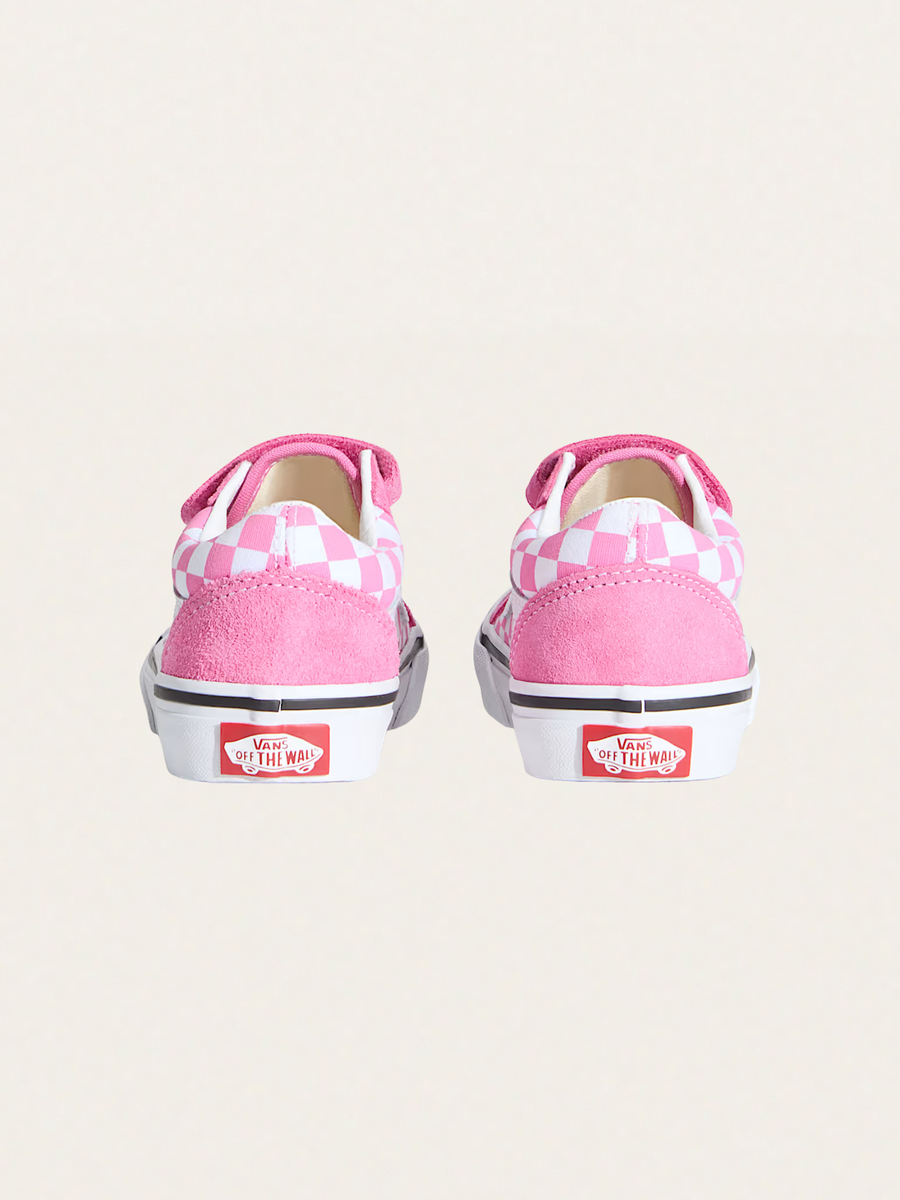 Tenisówki Kids Old Skool V Checkerboard Pink