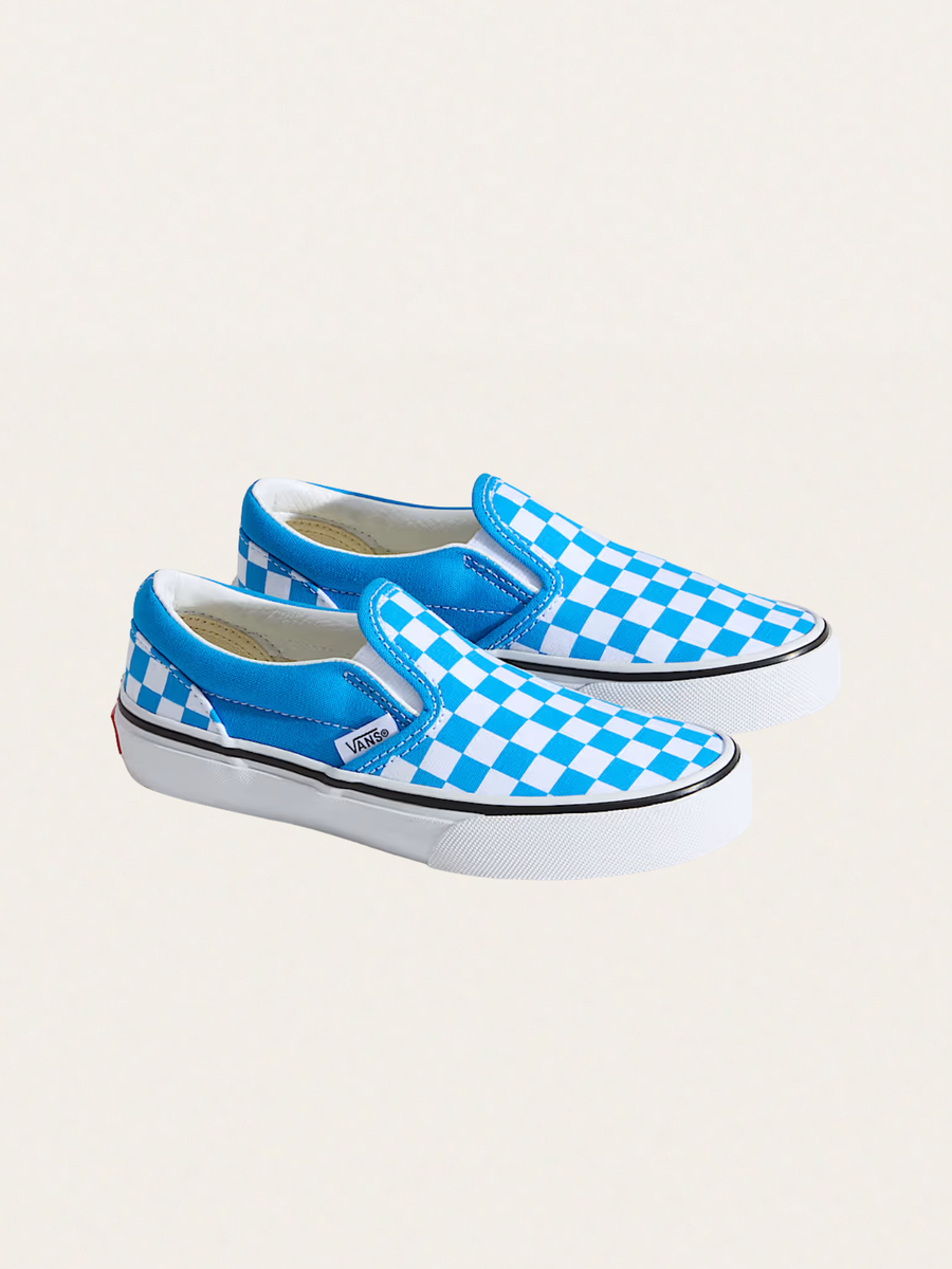 Tenisówki Kids wsuwane Slip-On Checkboarder Blue