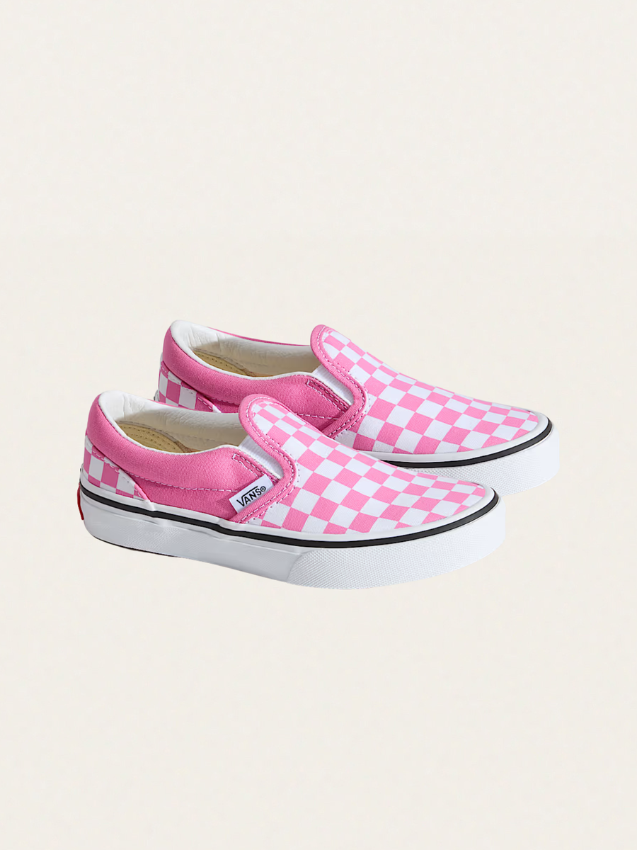 Tenisówki Kids wsuwane Slip-On Checkboarder Pink