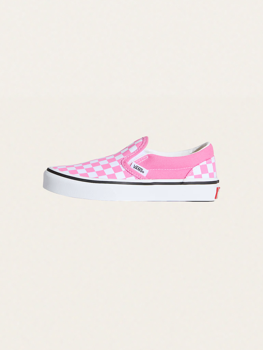 Tenisówki Kids wsuwane Slip-On Checkboarder Pink