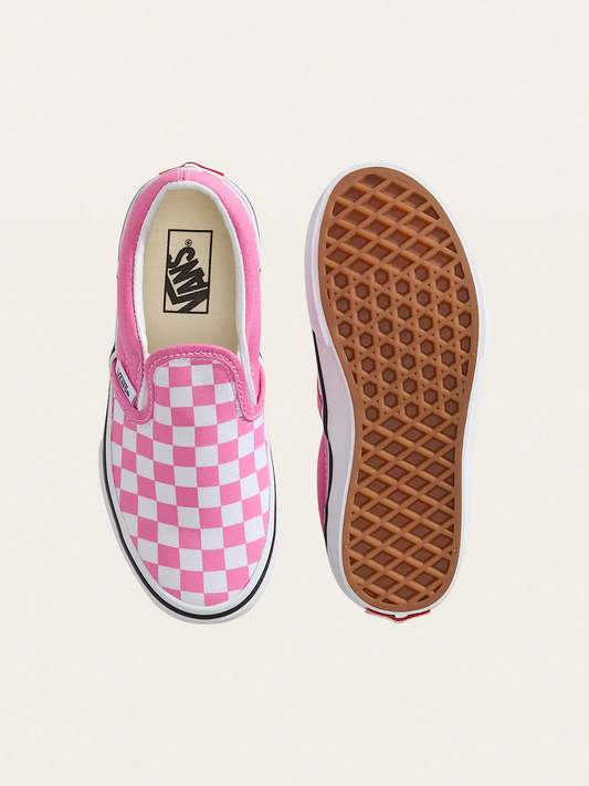 Tenisówki Kids wsuwane Slip-On Checkboarder Pink