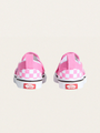 Tenisówki Baby wsuwane Slip-On V Checkerboard Pink