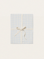 Muślinowy pokrowiec na przewijak 50 x 70 cm Gingham Sky blue