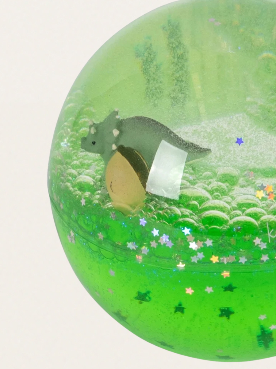 Piłeczka sensoryczna Glitter water ball Lemon