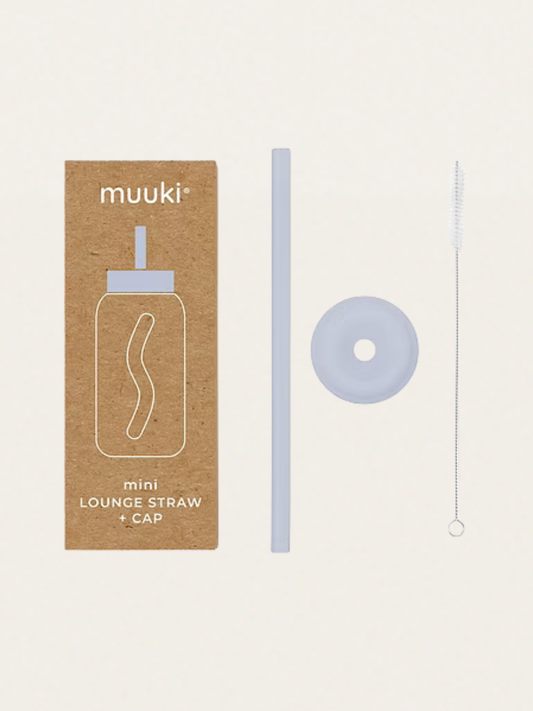 Zestaw rurka, szczoteczka i nasadka do butelki Muuki 500 ml