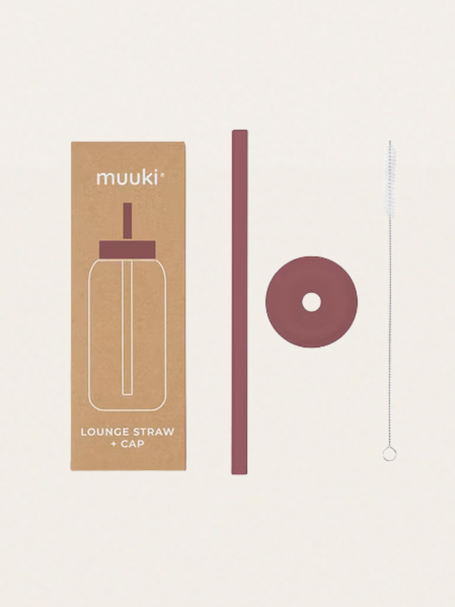 Zestaw rurka, szczoteczka i nasadka do butelki Muuki 720 ml