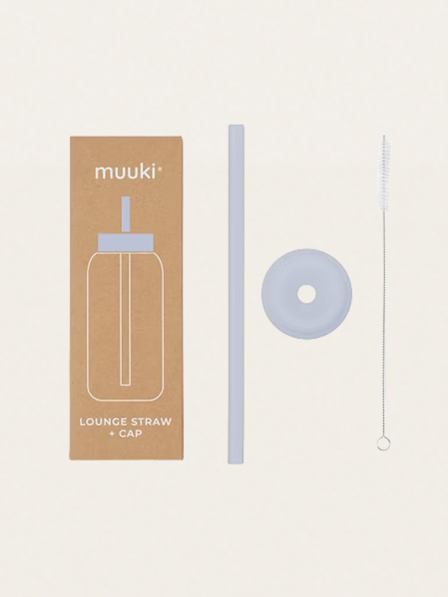 Zestaw rurka, szczoteczka i nasadka do butelki Muuki 720 ml