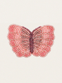 Koralikowa spinka do włosów - motyl