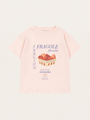Bawełniany T-shirt z lnem Era