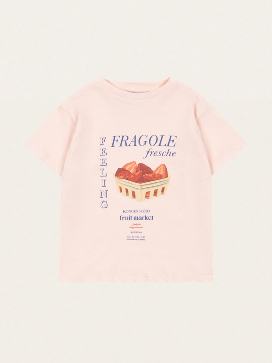 Bawełniany T-shirt z lnem Era