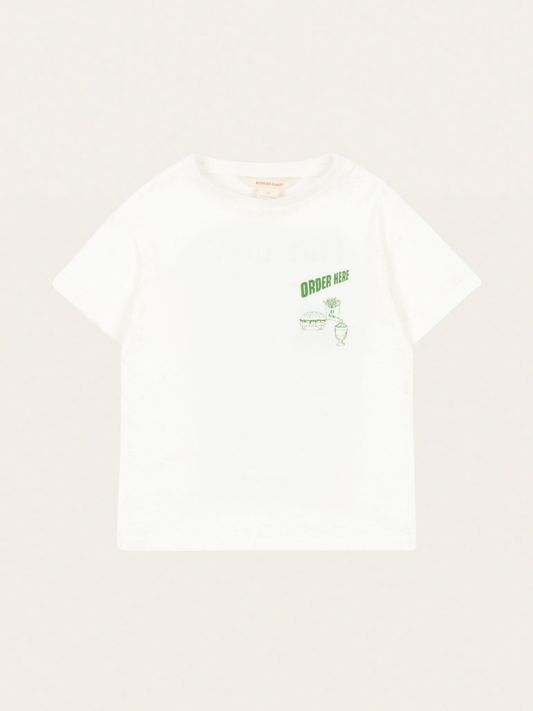Bawełniany T-shirt z lnem Era Tee