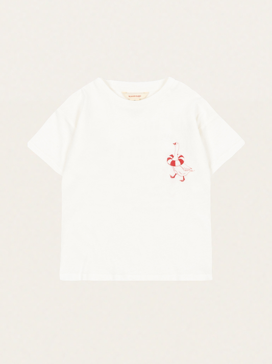 Bawełniany T-shirt z lnem Era Tee