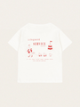Bawełniany T-shirt z lnem Era Tee