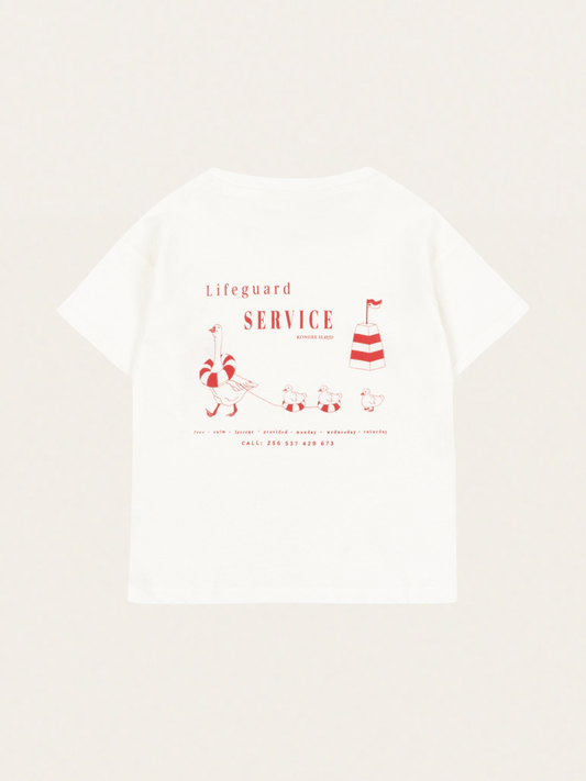 Bawełniany T-shirt z lnem Era Tee