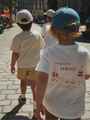 Bawełniany T-shirt z lnem Era Tee
