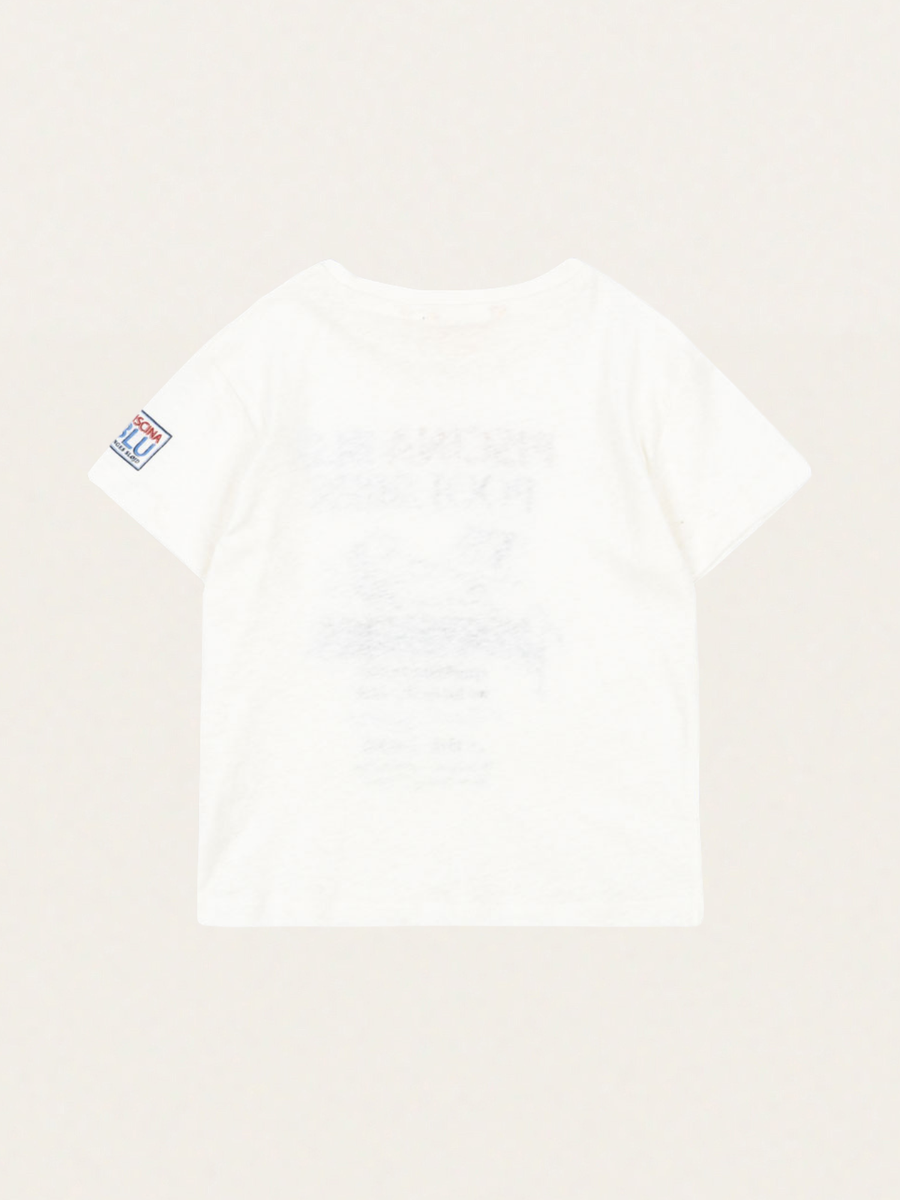 Bawełniany T-shirt z lnem Era Tee
