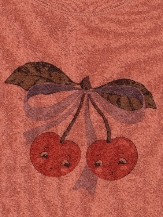 Zestaw z bawełnianej frotte Itty - koszulka i spodenki
