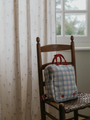 Plecak z bawełny organicznej Plaid Sky Blue