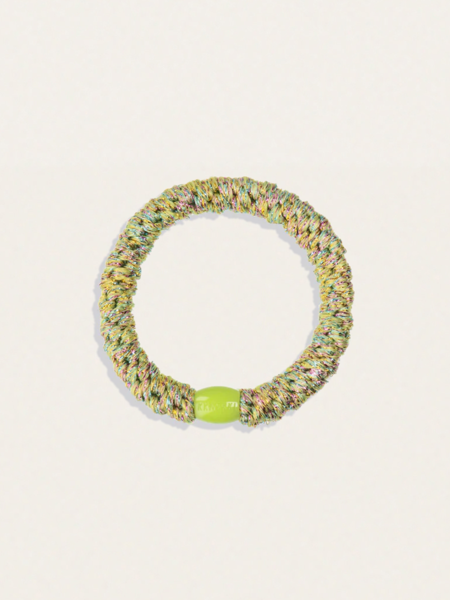 Gumka do włosów KKNEKKI - Grass multi glitter