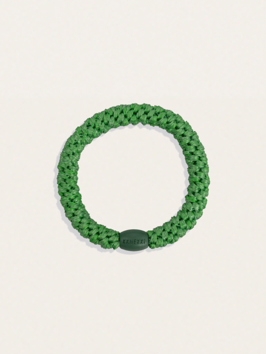 Gumka do włosów KKNEKKI - Emerald zest glitter