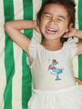 Ręcznik plażowy z bawełny organicznej Antique Stripe