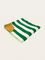 Ręcznik plażowy z bawełny organicznej Antique Stripe