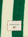 Ręcznik plażowy z bawełny organicznej Antique Stripe