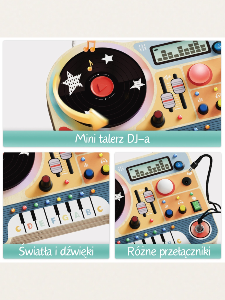 Interaktywna tablica muzyczna Mały DJ