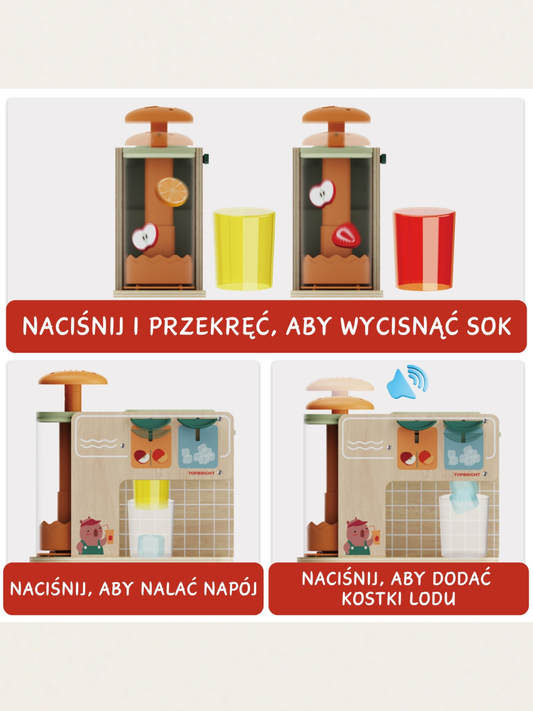 Drewniana wyciskarka do soków