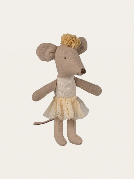 Myszka Ballerina Mouse Little Sister Off white