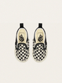 Tenisówki Baby wsuwane Slip-On V Geo Check Black&White