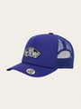 Czapka z daszkiem z siateczką Classic Patch Curved Bill Trucker Royal cobalt
