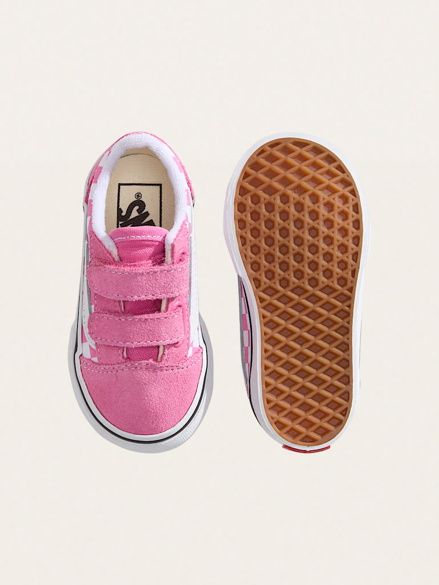 Tenisówki Baby Old Skool V Checkerboard Pink