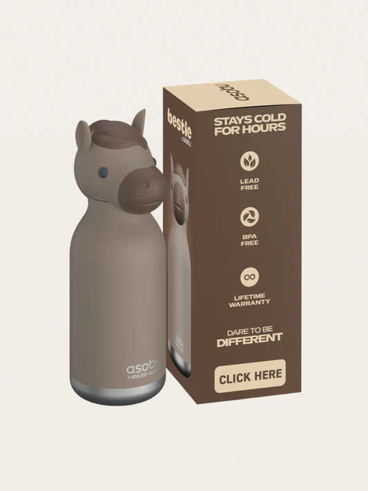 Butelka termiczna ze słomką Bestie 460 ml