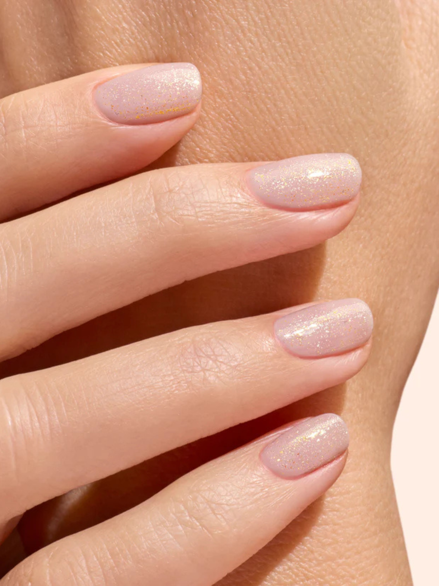 Lakier nawierzchniowy Gold Shimmer Top Coat