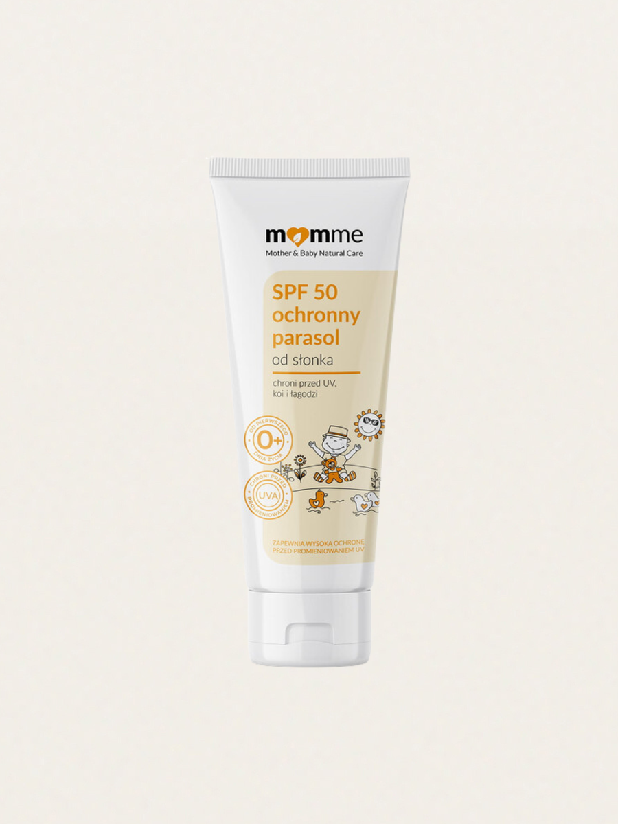 Krem z filtrem UV SPF 50 od 1. dnia życia - Ochronny parasol od słonka