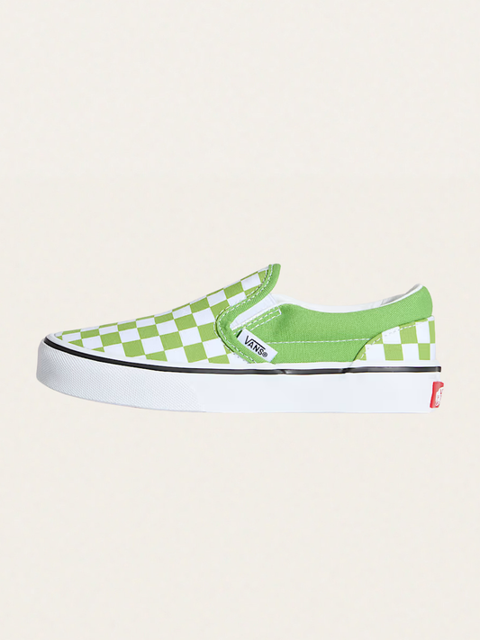 Tenisówki Kids wsuwane Slip-On Checkboarder Green