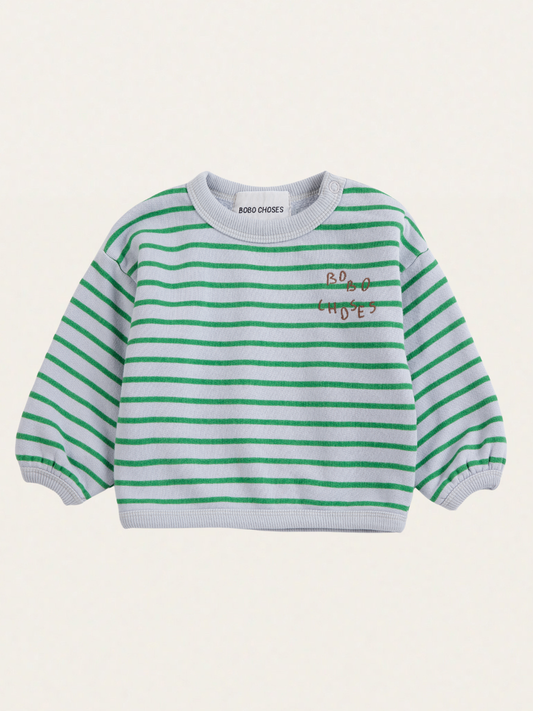 Bawełniana bluza Baby Bobo Choses Stripes