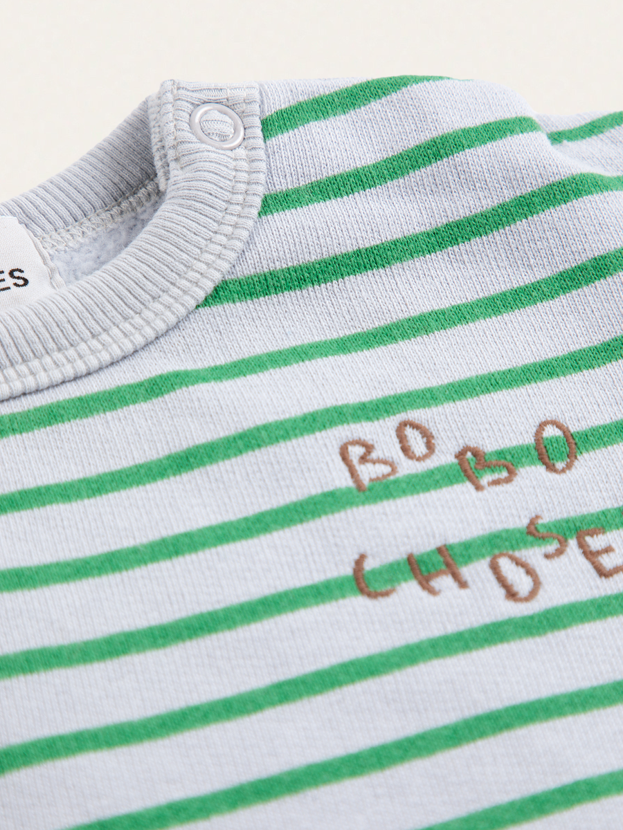 Bawełniana bluza Baby Bobo Choses Stripes