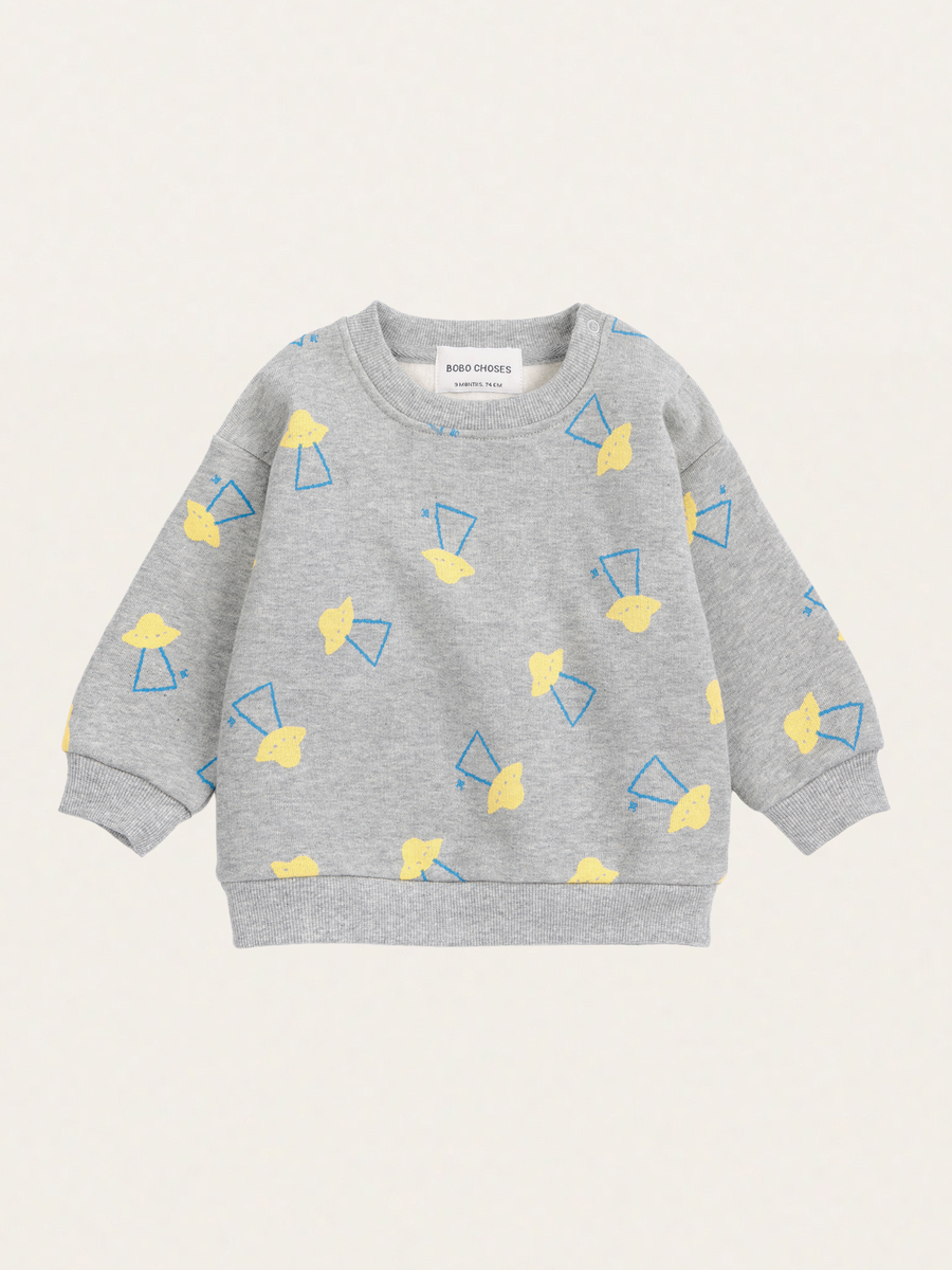 Bawełniana bluza Baby Pixel Abduction all over