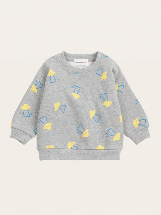 Bawełniana bluza Baby Pixel Abduction all over