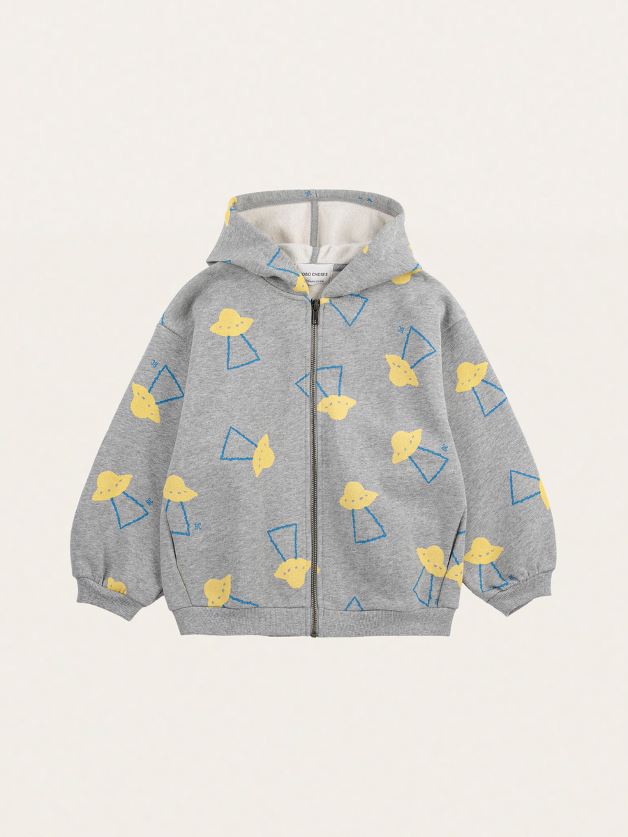 Bawełniana bluza rozpinana Kids Pixel Abduction all over