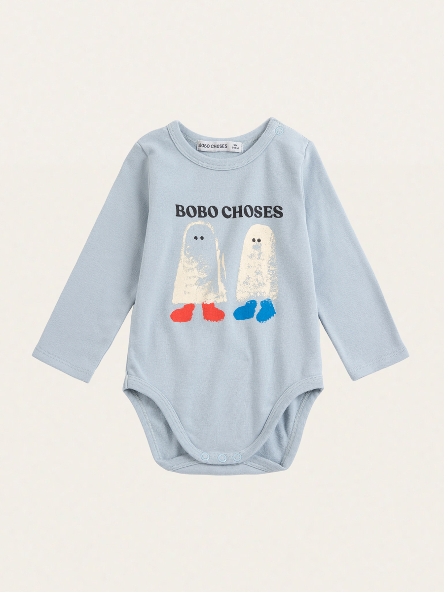 Bawełniane body z długim rękawem Booty Ghosts