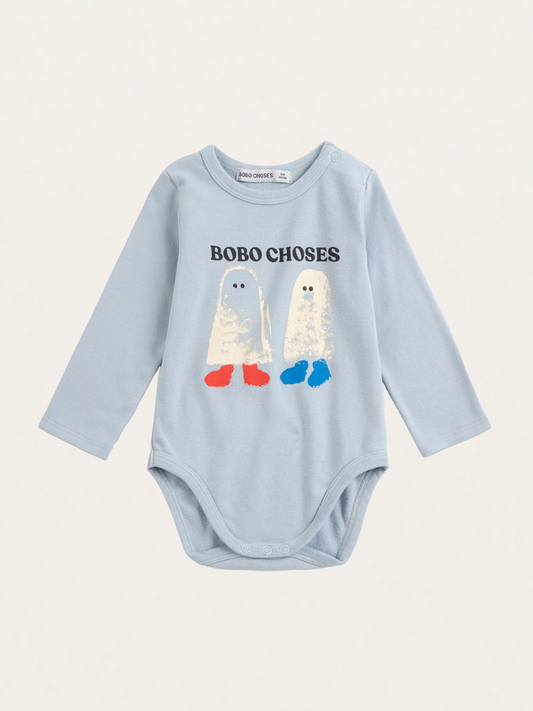 Bawełniane body z długim rękawem Booty Ghosts